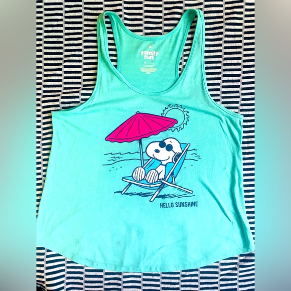 Tops - Snoopy summer Tank juniors xl